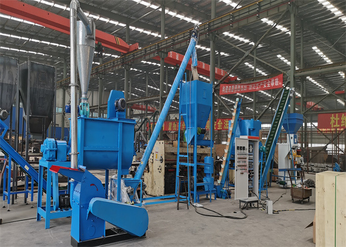 1 t/h, 2 t/h düz kalıp hayvan yemi üretim hattı tavuk yemi sığır keçi tavşan kanatlı hayvan yemi pelet üretim hattı
