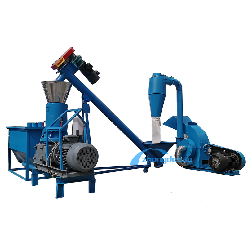 250 ~ 500 kg/saat rulo döndürme ahşap pelet değirmeni biyoyakıt saman talaş pelet yapımı ev ısıtma için 1 garanti