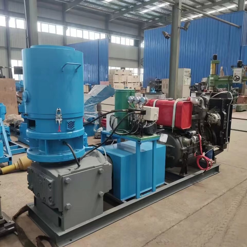 250 ~ 500 kg/saat rulo döndürme ahşap pelet değirmeni biyoyakıt saman talaş pelet yapımı ev ısıtma için 1 garanti
