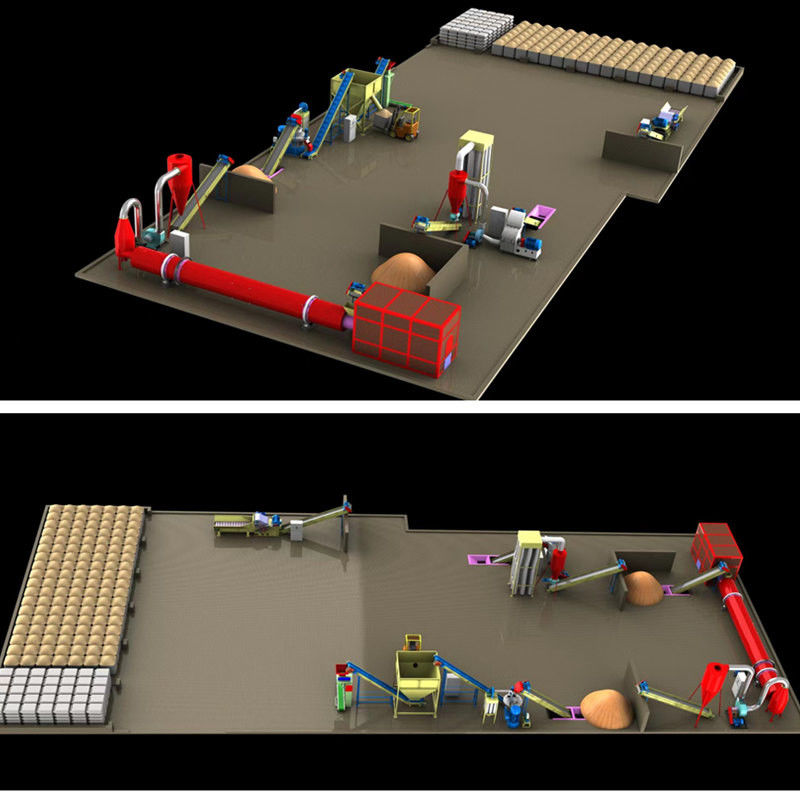 Wood Pellet Production Line providing complete pellet production solution from raw material handling to final packaging