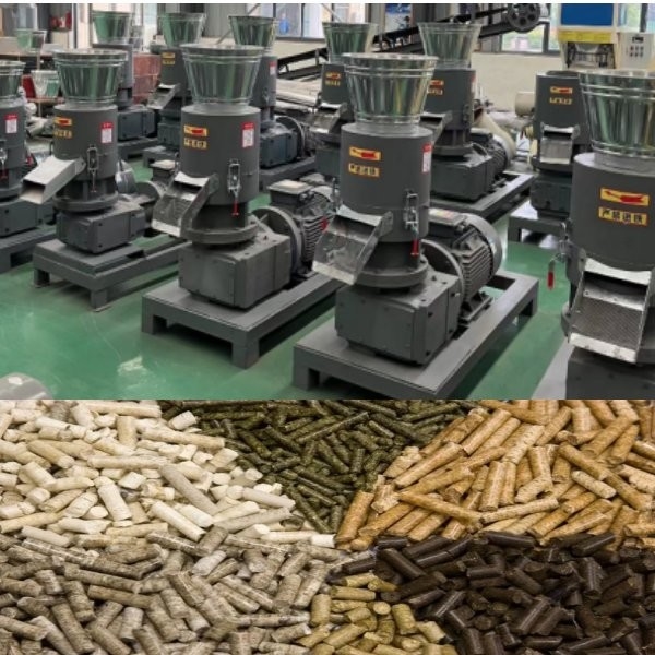 Saatte 200-500kg Talaş Ahşap Pelet Makinesi Endüstriyel Kullanım İçin Hareketli Rulo Ahşap Pelet Değirmeni Makinesi