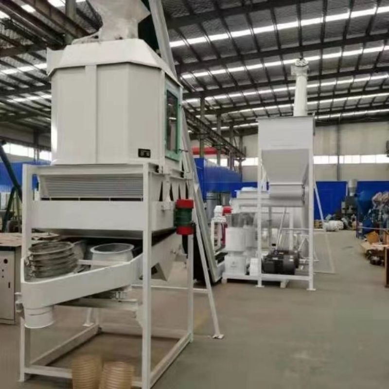Hayvan Yemi İşleme için A1 Standart Yem Pelet Üretim Hattı 1-20t / H