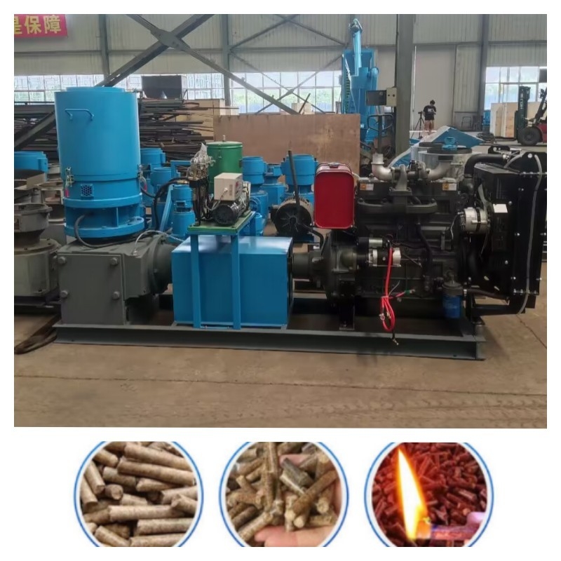 22kw-55kw 300-800KG / H ahşap pelet değirmeni CE ile tam otomatik Avrupa'ya ihracat
