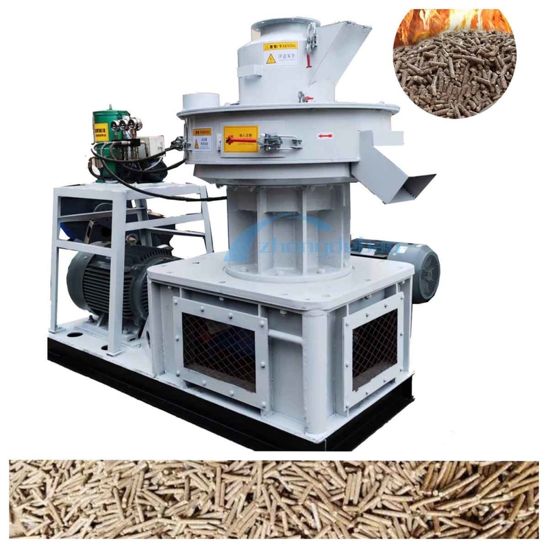 Otomatik Tam Pelet Üretim Ekipmanları 800-1000kg / H Ahşap Pelet Ekstruder Makinesi