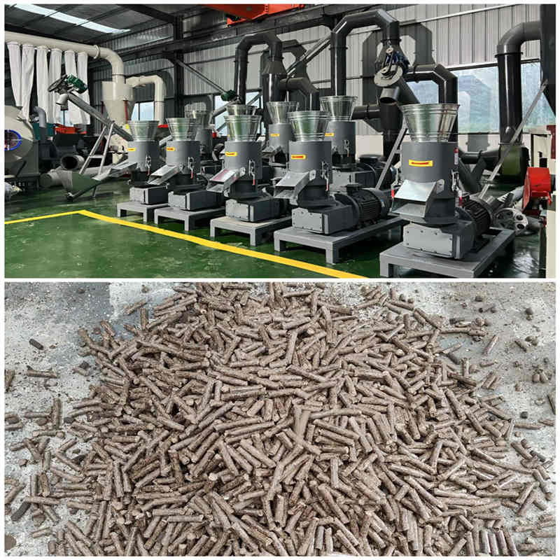 Talaş Pelet Makinesi Adedi 1 Takım 380V Gerilim Ahşap Pelet Değirmeni Özelleştirilebilir Renk
