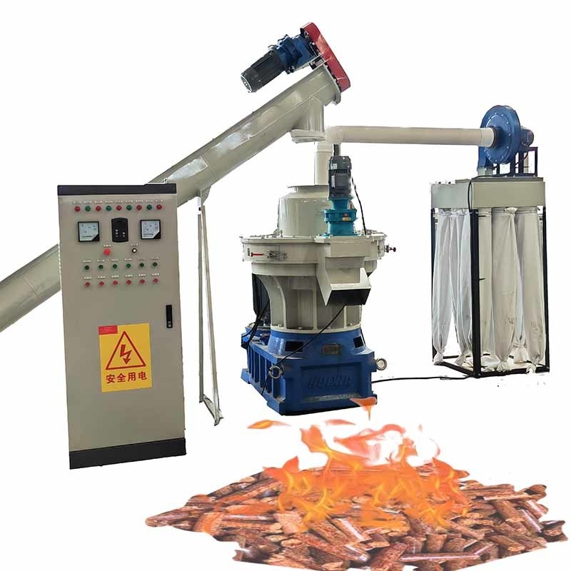 Biyokütle Yonca Pelet Yapma Makinesi Talaş Pirinç Kabuğu Pelet Makinesi 1.5-2 T / H