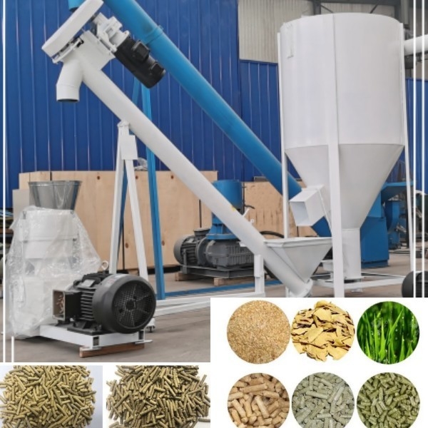 Hayvan Tavuk Yemi Yapma Makinesi 100-1200kg / H Hayvan Yemi Üretim Hattı