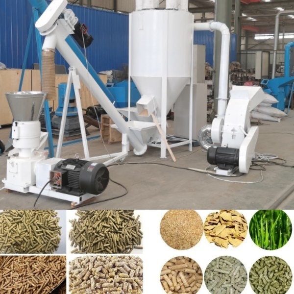 Hayvan Tavuk Yemi Yapma Makinesi 100-1200kg / H Hayvan Yemi Üretim Hattı