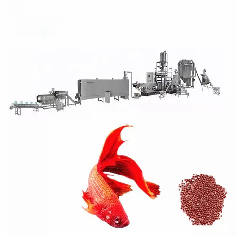 0.8-10mm Evcil Hayvan Yemi Üretim Hattı 1-20ton / H Yüzen Balık Yemi Hattı
