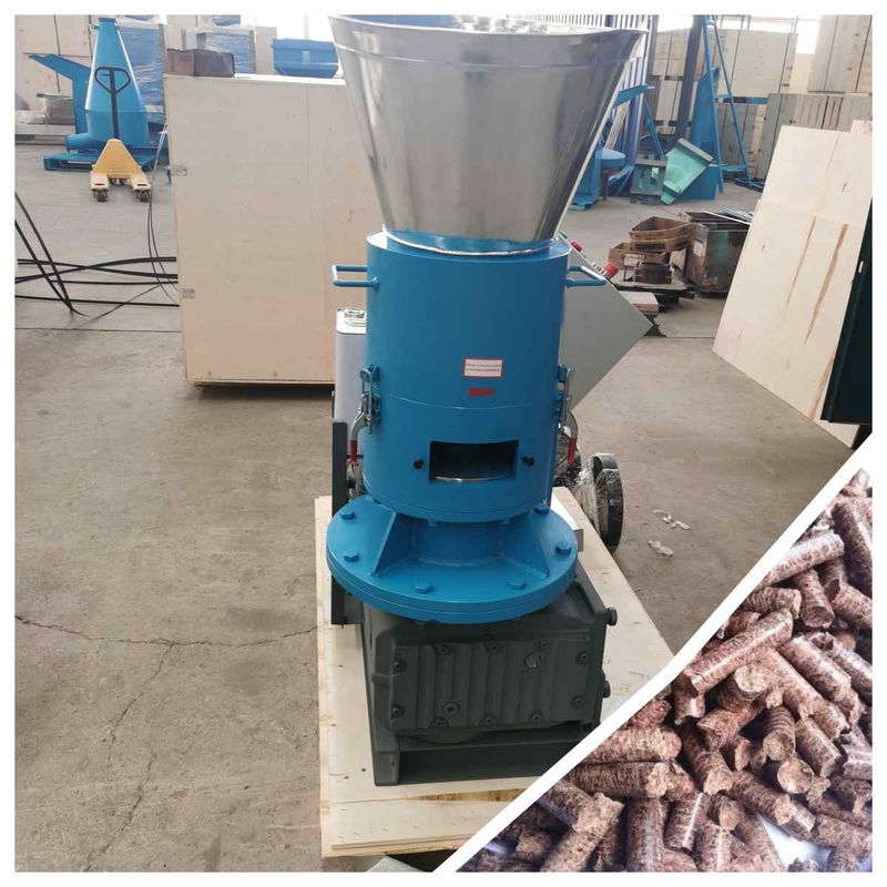 100-800 kg/saat PTO Pelet Değirmeni Balık Pelet Yapma Makinesi Talaş Saman Yakıt Biyokütle