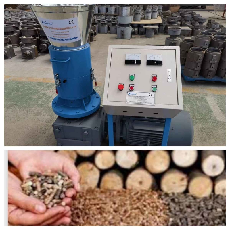 CE ile 500-1000kg / H PTO Pelet Değirmeni 10-80hp Biyokütle Talaş Pelet Yapma Makinesi
