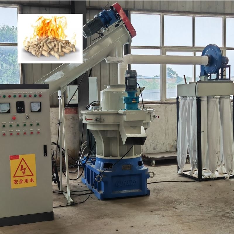 4-12mm Ahşap Pelet Üretim Hattı 2-20t / H Biyokütle Pelet Makinesi