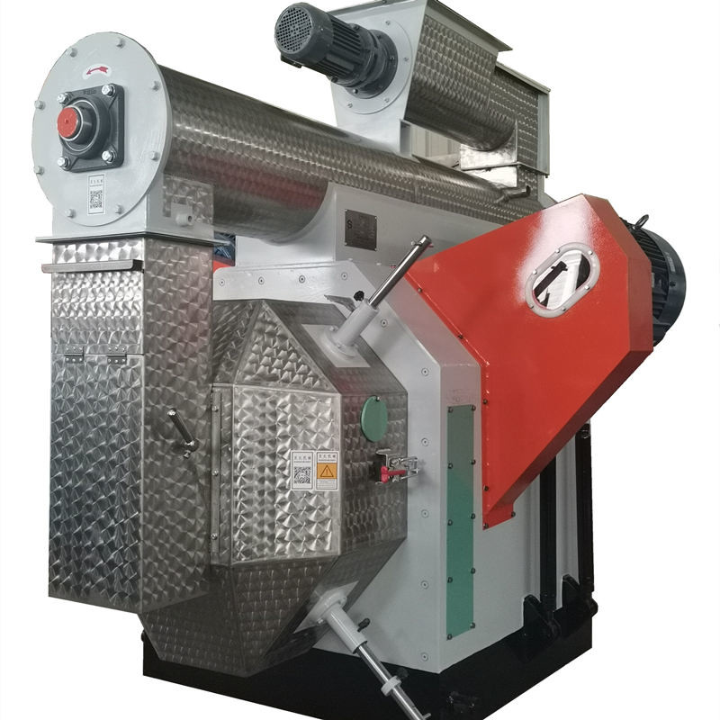 0.8-4t / H Yatay Pelet Değirmeni Hayvan Besleme Halkası Kalıp Pelet Makinesi 55kw