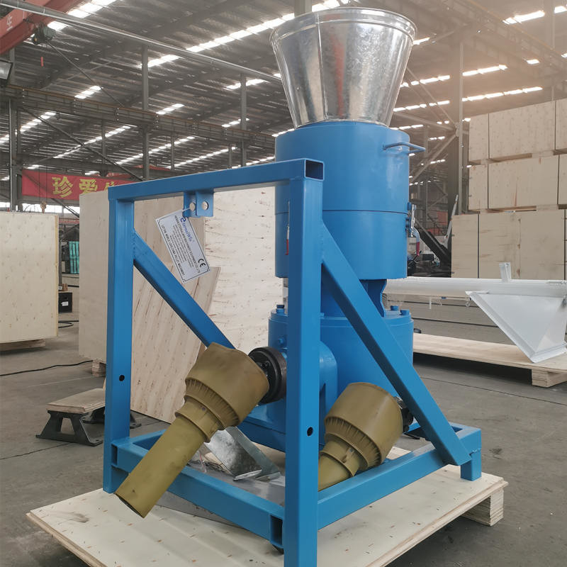 2/3 Makaralı PTO Ahşap Pelet Değirmeni Dizel Motor 80dB Gürültü PTO Pelet Makinesi