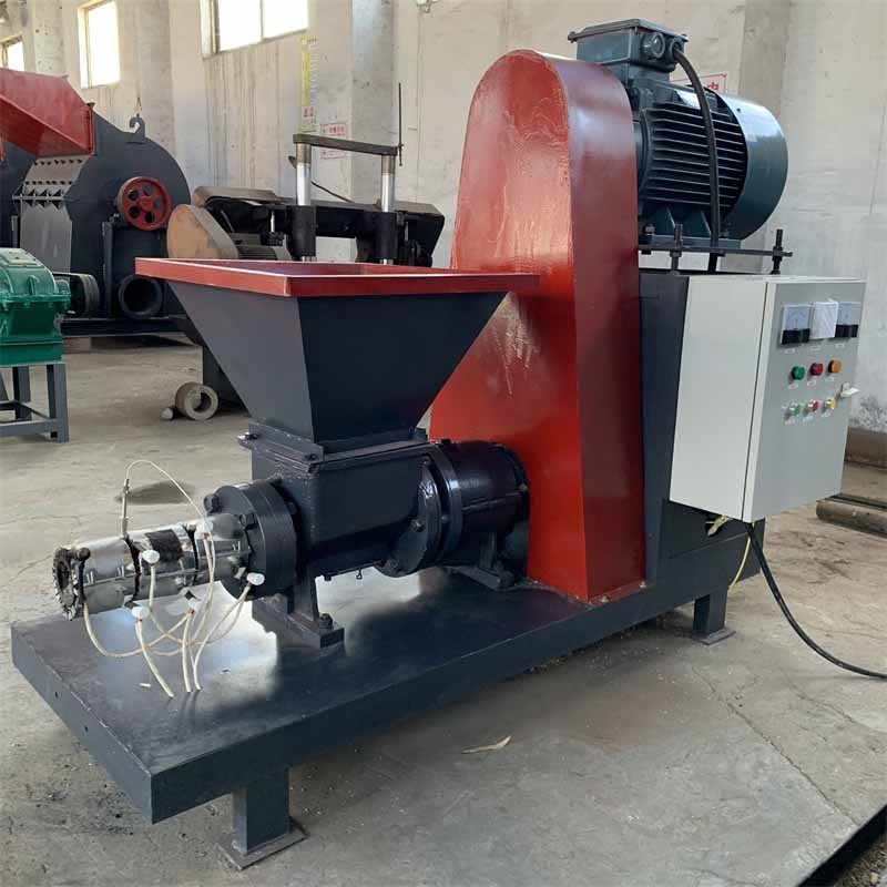 300kg / H Pirinç Kabuğu Biyokütle Briketleme Makinesi Mısır Sapı Briket Yapma Makinesi