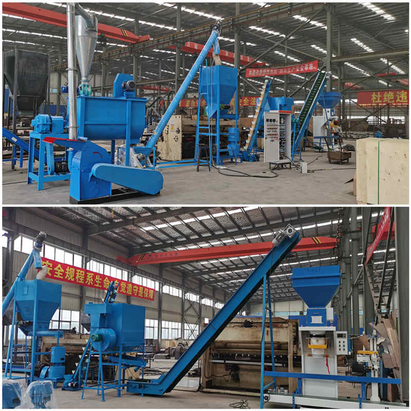 2ton / H Tavuk Yemi Üretim Hattı CE Kanatlı Yemi Pelet Yapma Makinesi