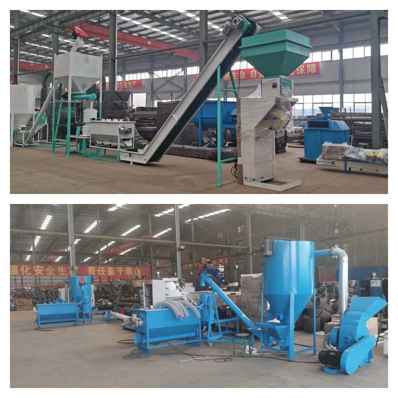 2-12mm Yem Pelet Makinesi Makinesi 7.5-30kw Tavuk Yemi Pelet Makinesi CE
