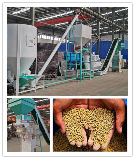 1-12mm Son Pellet Boyutu Halkası Ölçekli Pellet Mill Tipi Hayvan Yemleri Pelletizing Hatı