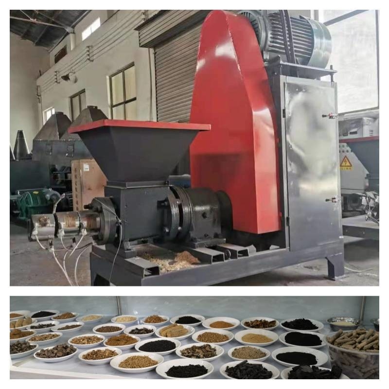 % 8-10 Nem Biyokütle Briketleme Makinesi 1.1-1.3g / Cm3 Yoğunluklu Biyoyakıt Briket Makinesi