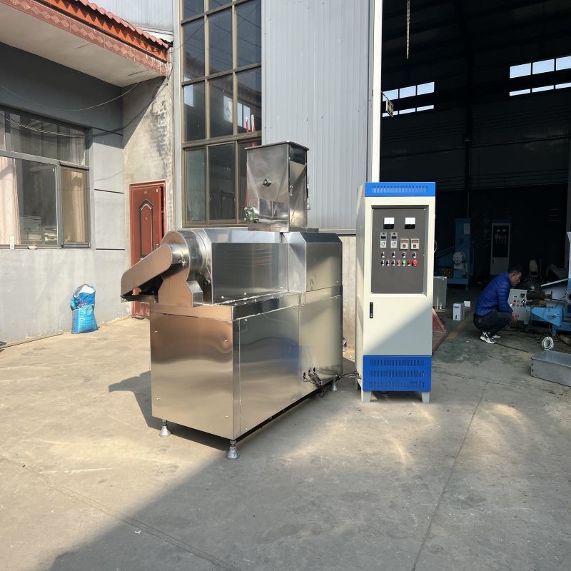 500 kg/H kuru tip balık besleme ekstrüderleri paslanmaz çelik