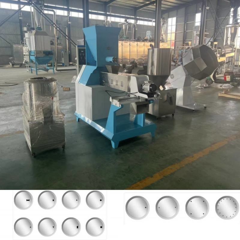 Tek visli besleme tüpürme ekstrüder değirmenleri hayvan/evcil hayvan beslenmesi için 1mm-20mm ile