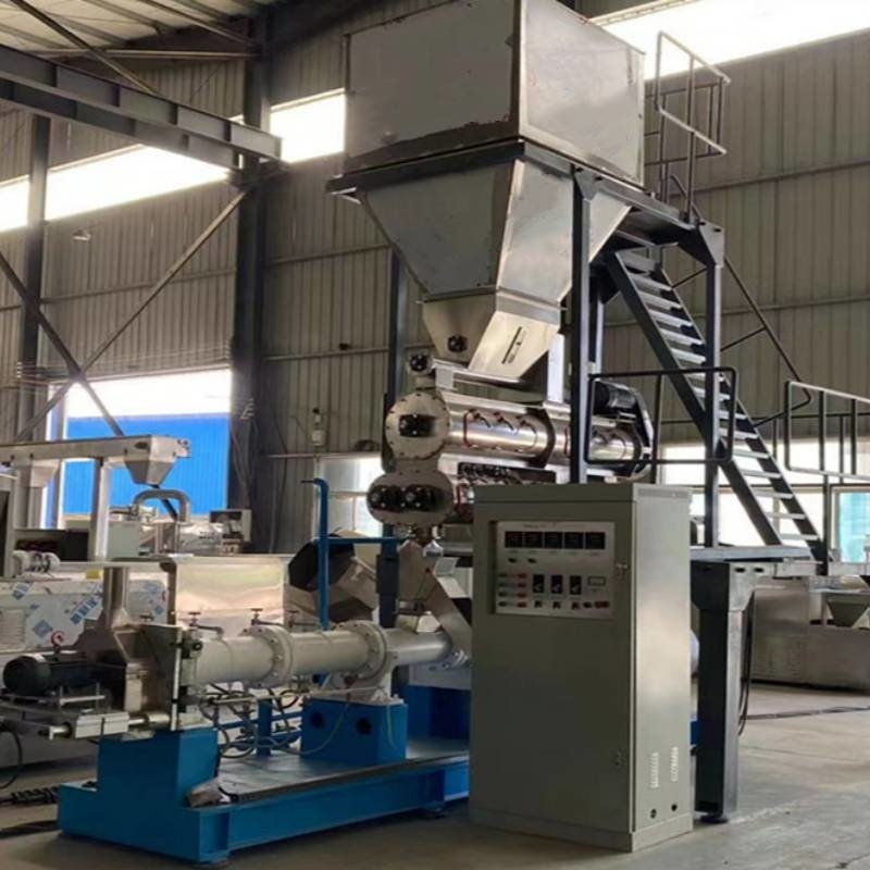 45-50kg/H Yüzen Besin Ekstrüder Makinesi Yüzen Balık Besin Üretim Hatı Paslanmaz Çelik