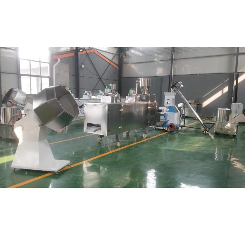 45-50kg/H Yüzen Besin Ekstrüder Makinesi Yüzen Balık Besin Üretim Hatı Paslanmaz Çelik