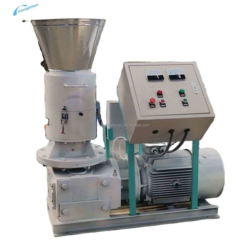 Hareketli Rol Ahşap Pellet Mühür Makinesi 250-350 KG/H Biyogaz Çöp Pellet için