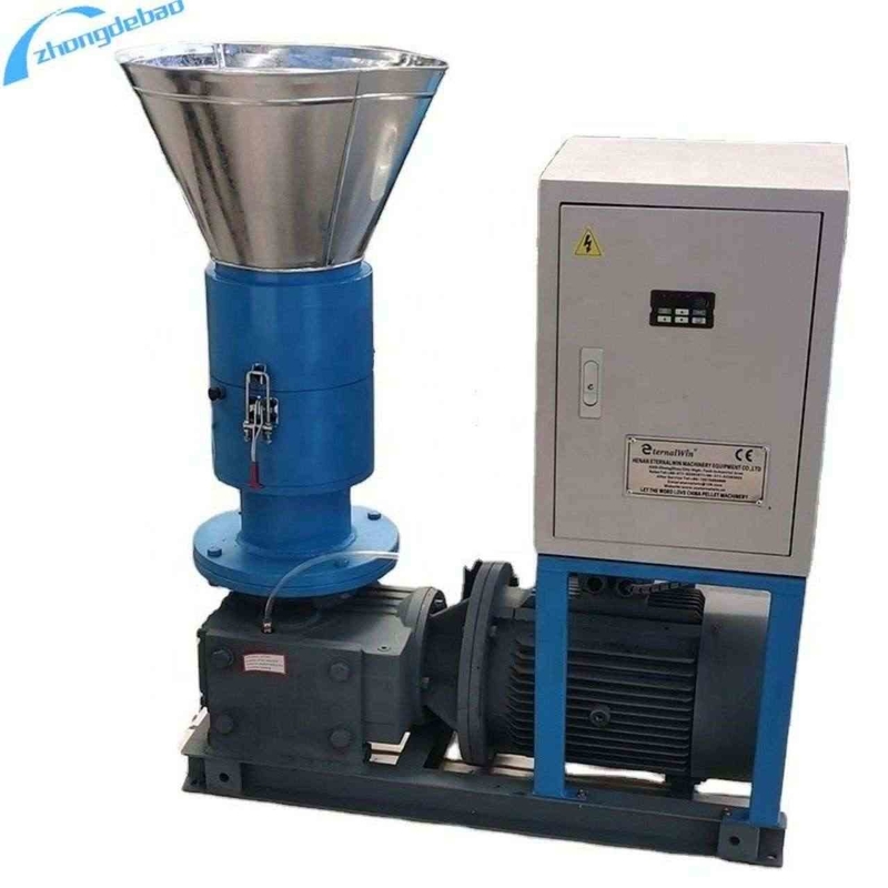 Hareketli Rol Ahşap Pellet Mühür Makinesi 250-350 KG/H Biyogaz Çöp Pellet için