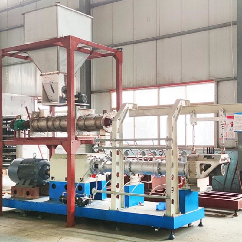 Tamamen Otomatik Yüzen Besin Ekstrüder Makinesi Yüzen Balık Besini Üretim Liniyası 5.5KW