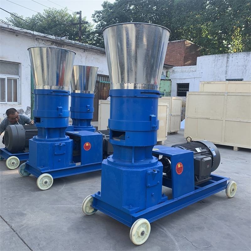 Yüksek Kapasite 1-1.5t/H Yem Pellet Maker Tavuk Yemleri İşleme Makinesi Otomatik