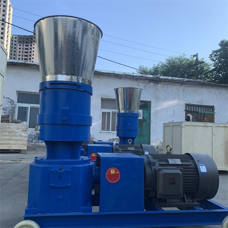 Yüksek Kapasite 1-1.5t/H Yem Pellet Maker Tavuk Yemleri İşleme Makinesi Otomatik