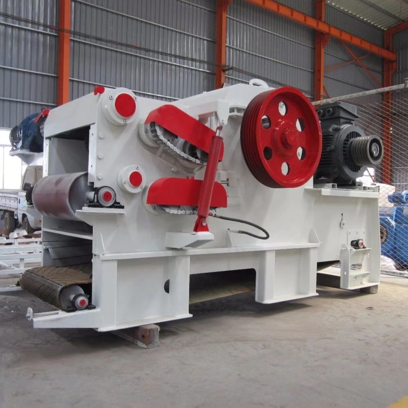 Endüstriyel elektrikli ağaç çakmak makineleri ağır iş taşınabilir yuvarlak ağaç çakmak makinesi testere kırıcı makine satılıyor