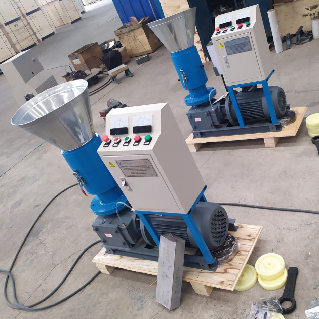 Ahşap Çekiç Mühür Çöp Yakıt Pelletleri Makineler Yapma Ev 100-150KG/H Elektrikli Ahşap Pellet Mühürü