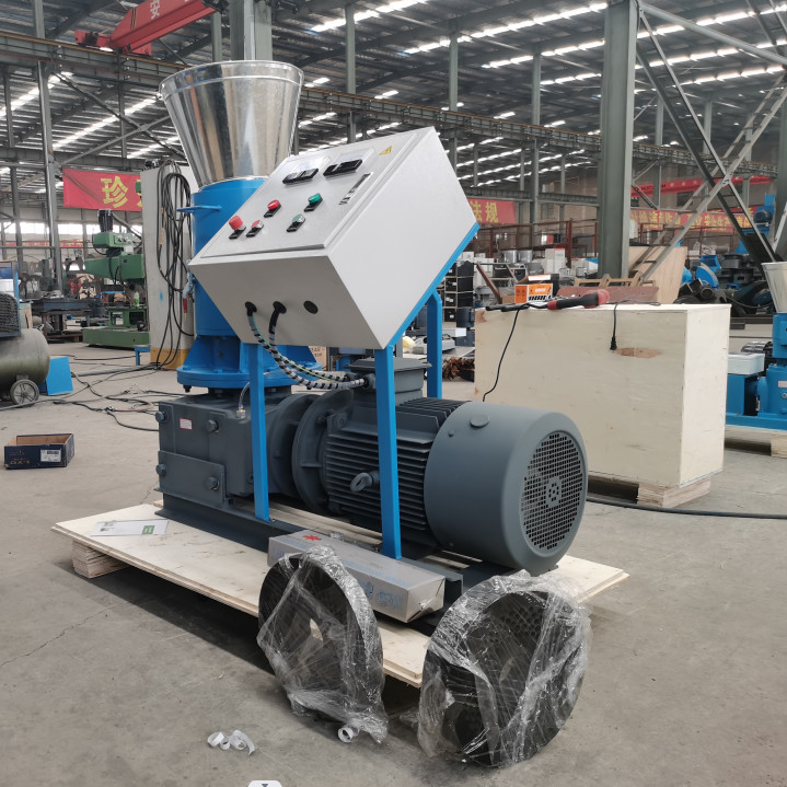 Ahşap Çekiç Mühür Çöp Yakıt Pelletleri Makineler Yapma Ev 100-150KG/H Elektrikli Ahşap Pellet Mühürü