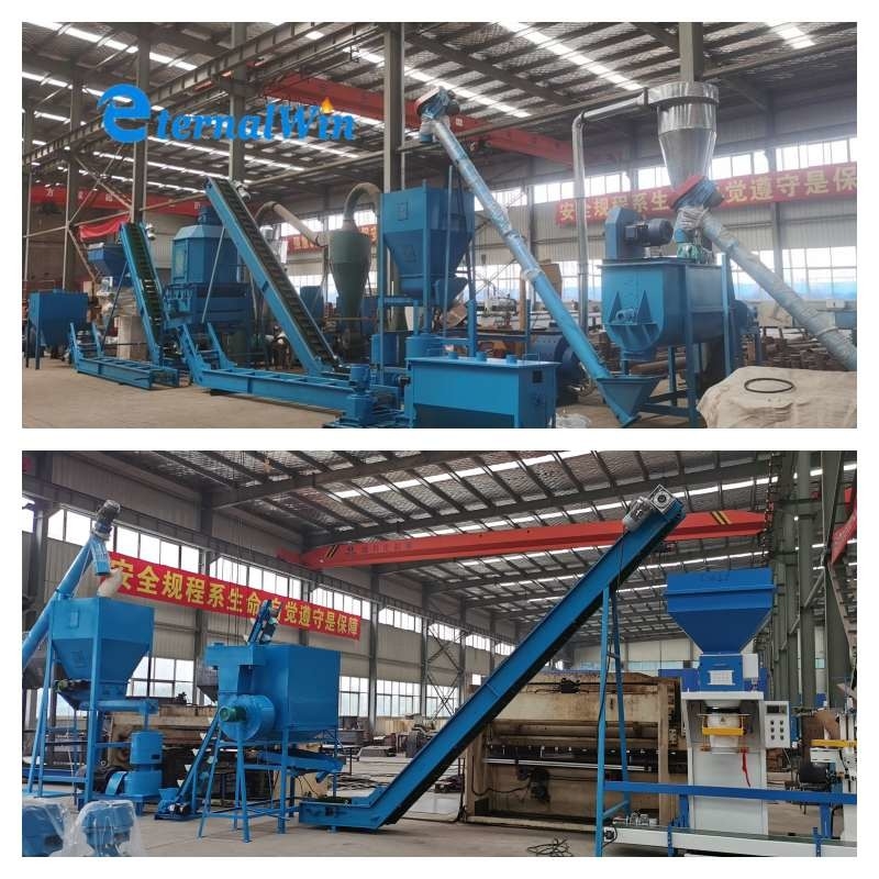 Flat Die 1-2t/H Tavuk ve Hayvan Yemleri Pellets Üretim Hatı Pelletizer