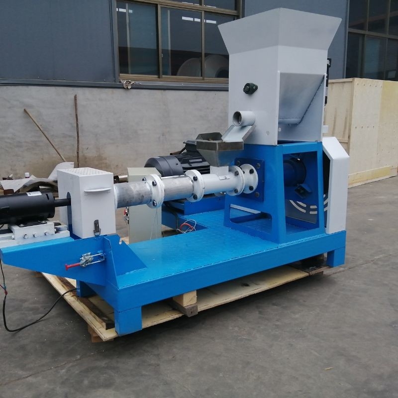 0.4kw 22HP Kuru Tipi Balık Besleme Pellet Makinesi Yüzücü Balık Besleme Ekstrüörü
