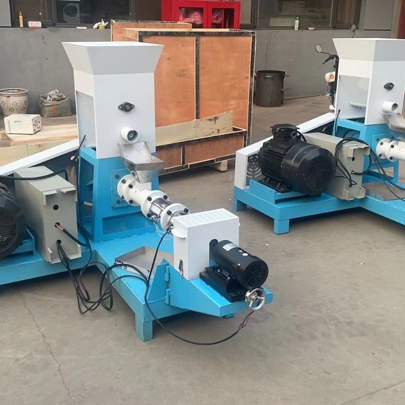 50~2000kg/h Paslanmaz Çelik Balık Besleme Ekstrüder Elektrik Buhar Isıtma Tek veya Çift vida