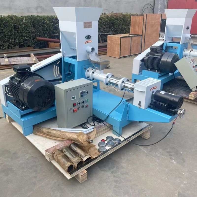 Su beslenmesi balık beslenme türleri için kuru nemli besleme türleri pellet ekstrüder