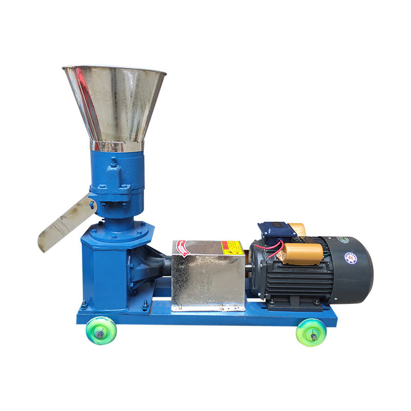 Tavuk Güvercin Domuz Beslenme Pellet Makinesi Evcil Küçük İki Fazlı Mısır Pellet Beslenme Pellet Makinesi