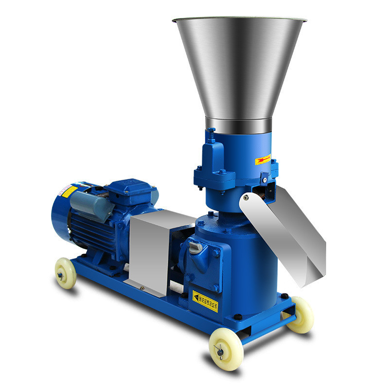Tavuk Güvercin Domuz Beslenme Pellet Makinesi Evcil Küçük İki Fazlı Mısır Pellet Beslenme Pellet Makinesi