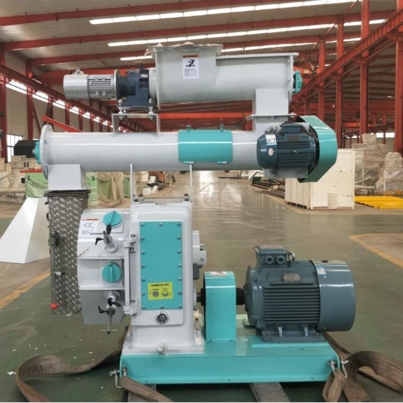1-1.5 T/H Besin Pellet Maker Ring Die Horizontal Granulator In Feed Mills Farms And Breeding Industries (Bırakma ve yetiştirme endüstrilerinde besin pellet üreticisi)