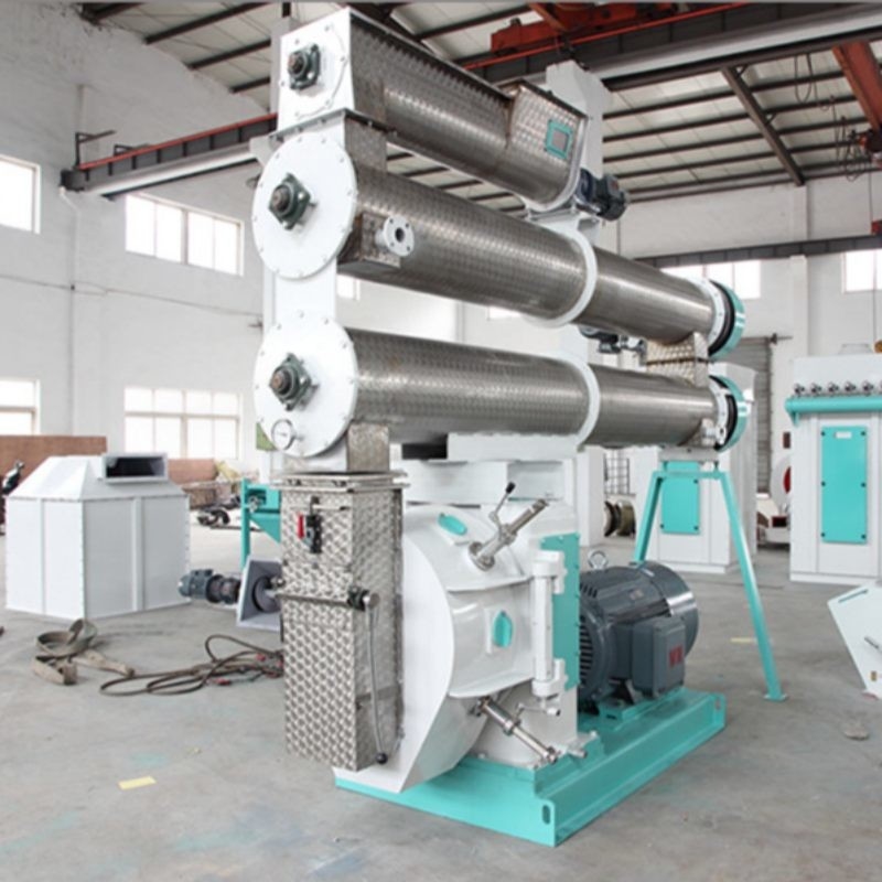 2-4 T/H Ring Die Feed Pellet Mill With Single Conditioner Animal Feed Pellet Making - Tek Kondisyonerli Hayvan Yemleri Pellet Yapımı