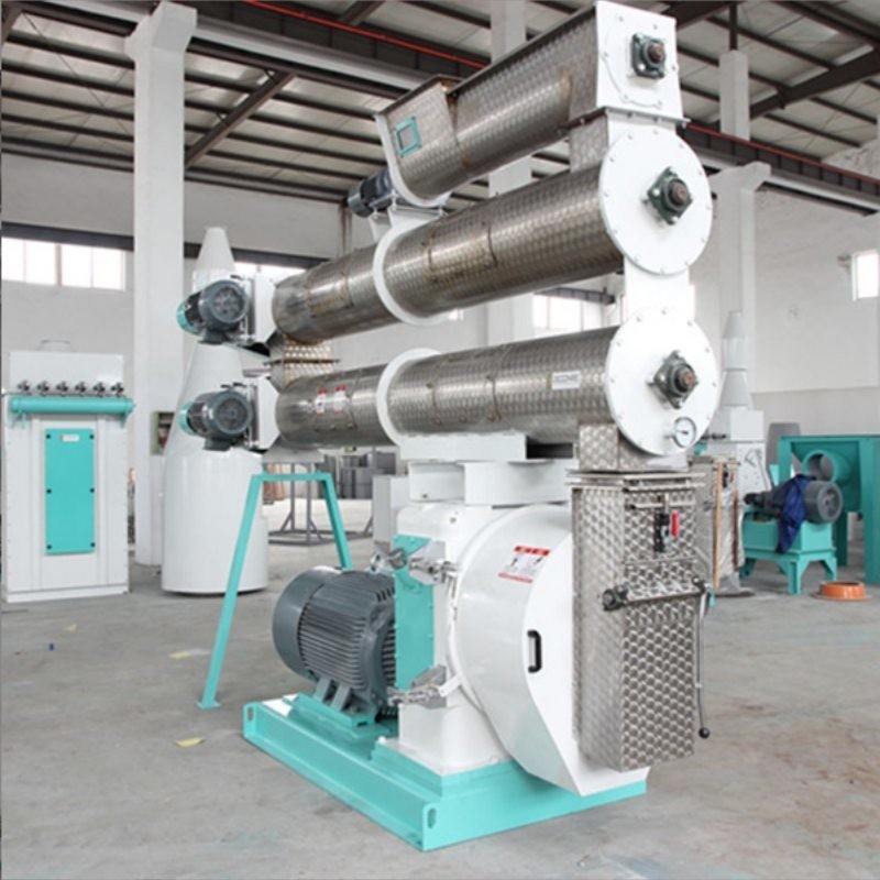 2-4 T/H Ring Die Feed Pellet Mill With Single Conditioner Animal Feed Pellet Making - Tek Kondisyonerli Hayvan Yemleri Pellet Yapımı