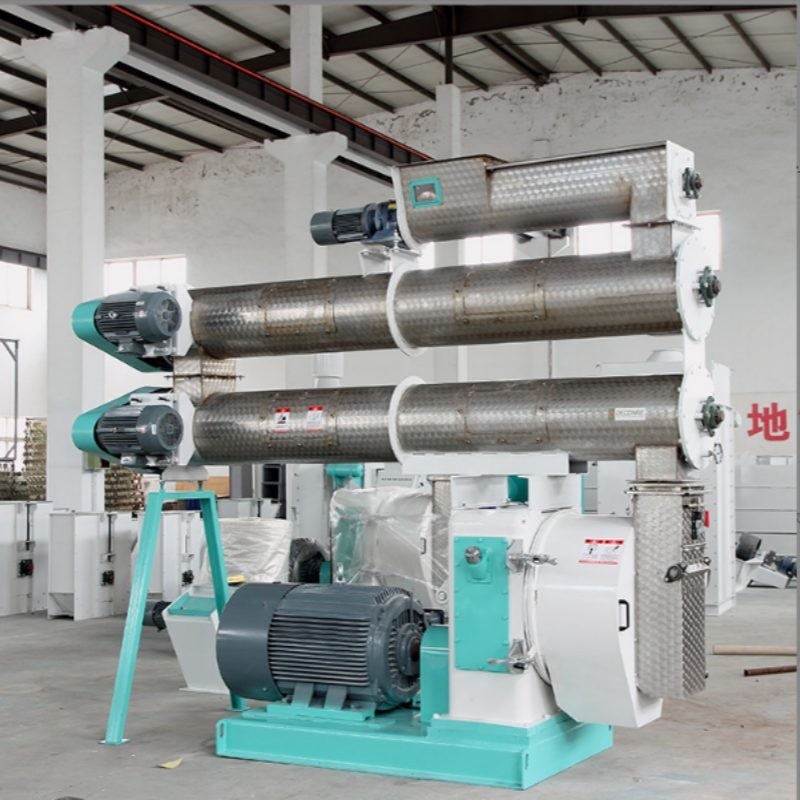 2-4 T/H Ring Die Feed Pellet Mill With Single Conditioner Animal Feed Pellet Making - Tek Kondisyonerli Hayvan Yemleri Pellet Yapımı