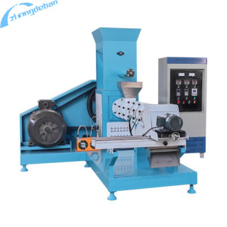 Evcil hayvan ve yüzen balık besinleri üretimi için 600-1200 Kg/H visli besin ekstrüzörü 55kw