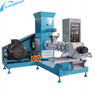 1800-2000 Kg/H Evcil hayvan ve yüzen balık yemleri üretimi için vida besleme ekstrüder makinesi