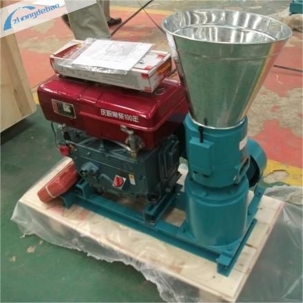 Düzenlenebilir Uzunluk Besin Pellet Mill Makine 60-80 KG/H Tavuk hayvan besinleri için