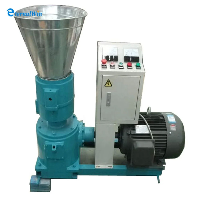Özel Voltaj 380V / 50HZ / 3Faze Pellet Mill Makine 4-12mm ahşap peletler için