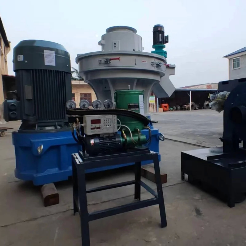 4-12mm Ahşap Pellet Mill Makine 0.8-4t/h Kapasite ve 380V Voltaj